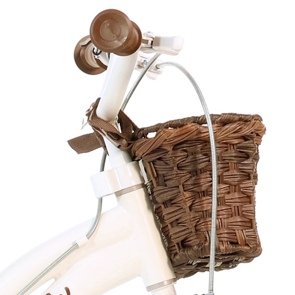 Retro White Classic Vintage 16" Bicycle - Image 3