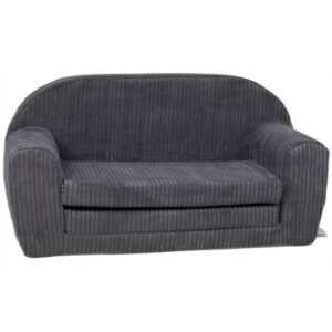 Graphite Corduroy Mini Sofa
