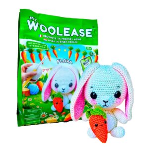 My Woolease Crochet Kit: Flora the Bunny