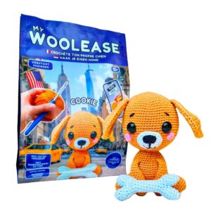 My Woolease Crochet Kit: Cookie the Dog