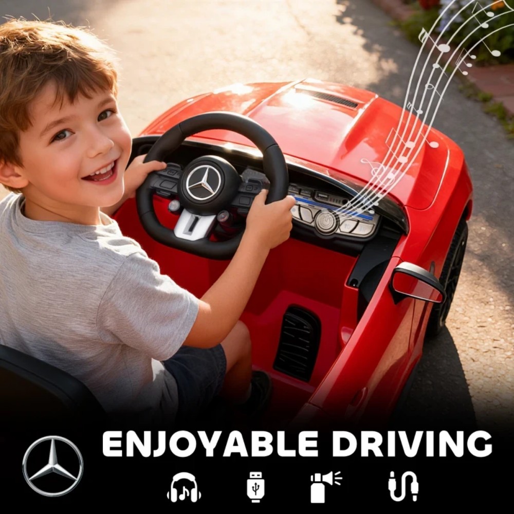 Mercedes-Benz AMG CLE53 Red 6V Ride On - Image 3