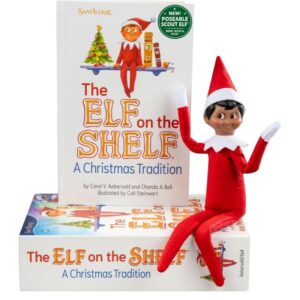ORIGINAL ELF ON THE SHELF - Boy Scout Elf with Brown Eyes