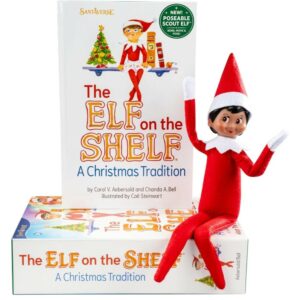 ORIGINAL ELF ON THE SHELF - Girl Scout Elf with Brown Eyes