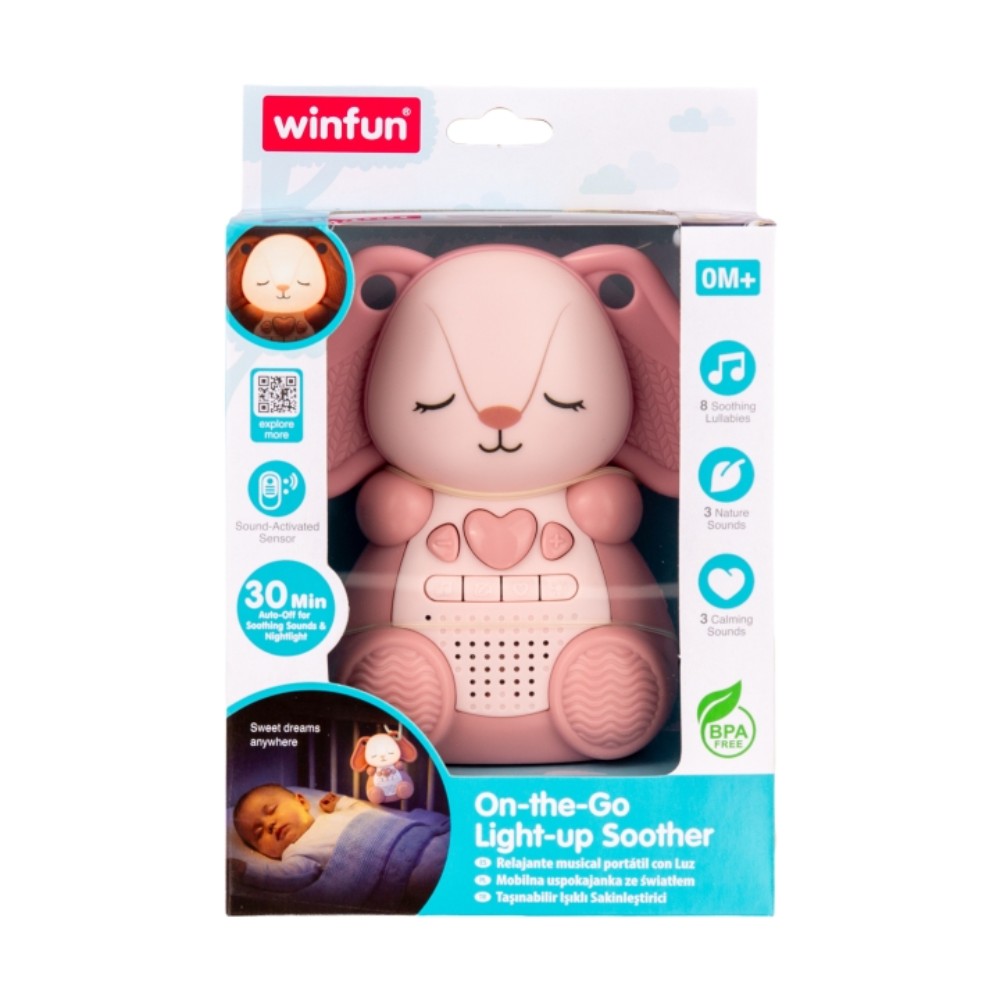 On-the-Go Light-up Soother Bunny - Winfun ® - Image 3
