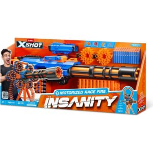 X Shot Insanity Motorized Rage Fire Gatlin Gun