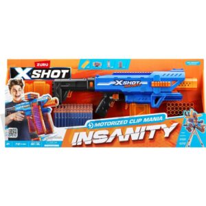 X Shot Insanity Motorised Clip Blaster