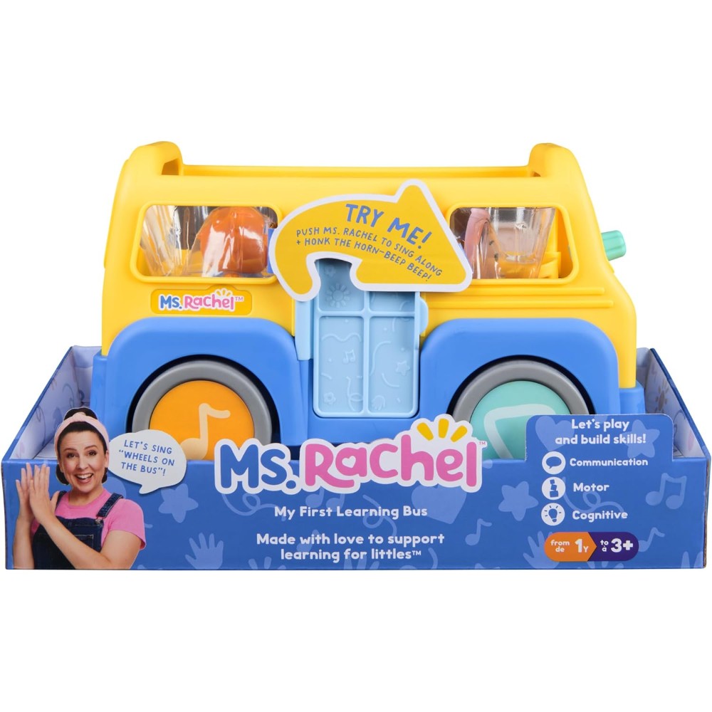 Ms. Rachel Official My First Learning School Bus