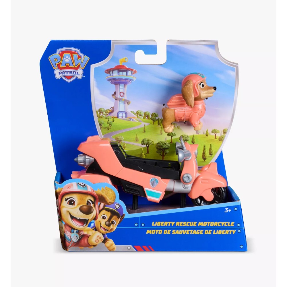 Paw Patrol Liberty Figure with Rescue Motorcycle