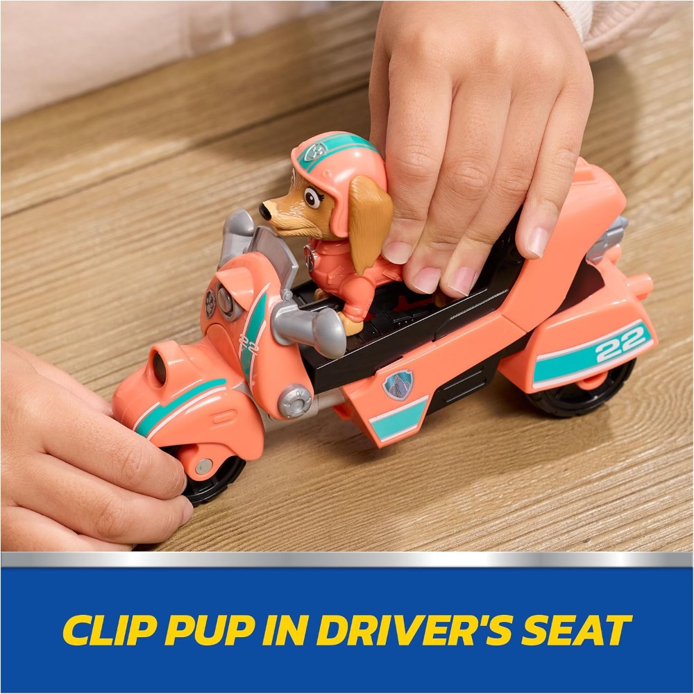 Paw Patrol Liberty Figure with Rescue Motorcycle - Image 4