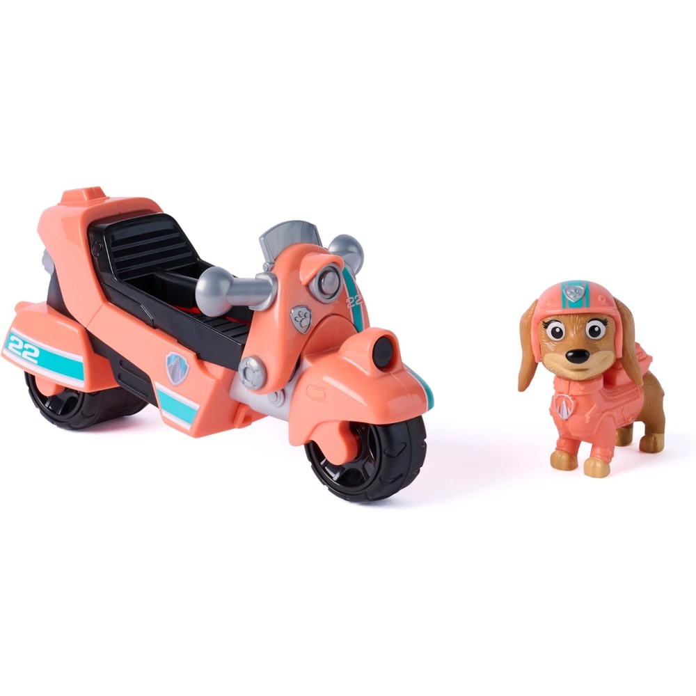 Paw Patrol Liberty Figure with Rescue Motorcycle - Image 6