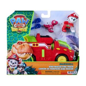 Paw Patrol The Dino Movie Marshall Dino Rescue Firetruck