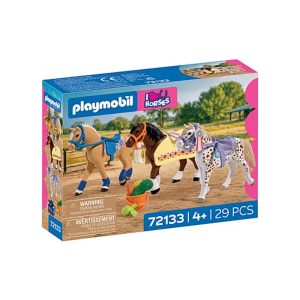 Playmobil 72133 Three Horses for Collecting