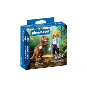 Playmobil 72172 DuoPack T-Rex with Explorer
