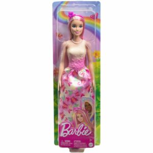 Barbie Royal Doll with Blonde and Pink Fancy Hair