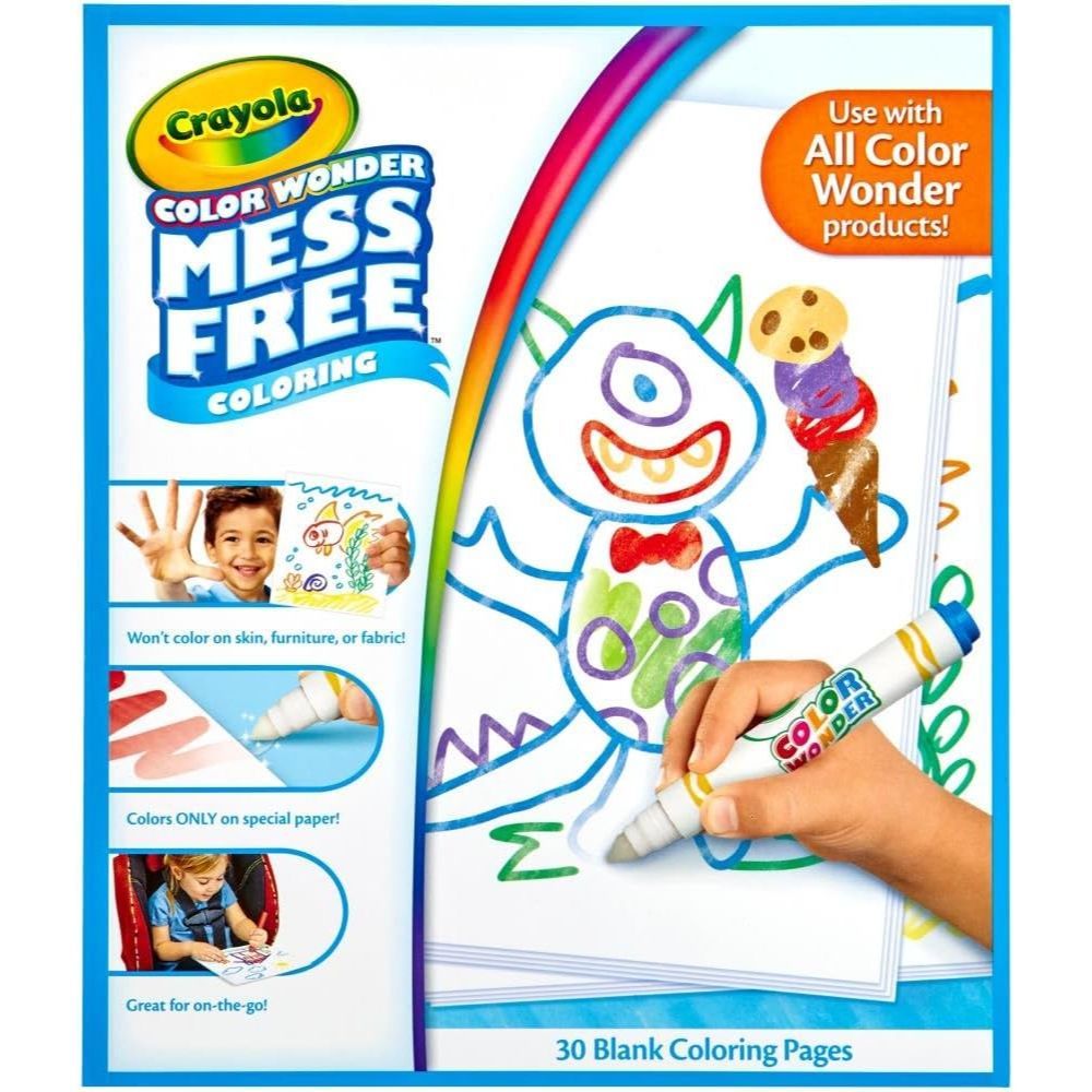 Crayola - Color Wonder Mess Free Coloring, Blank Coloring 30 Pages