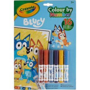Crayola - Colour by Number Activity Book Bluey