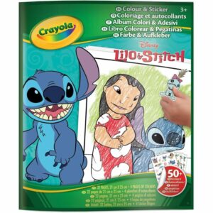 Crayola - Lilo & Stitch Colour and Sticker Colouring Book