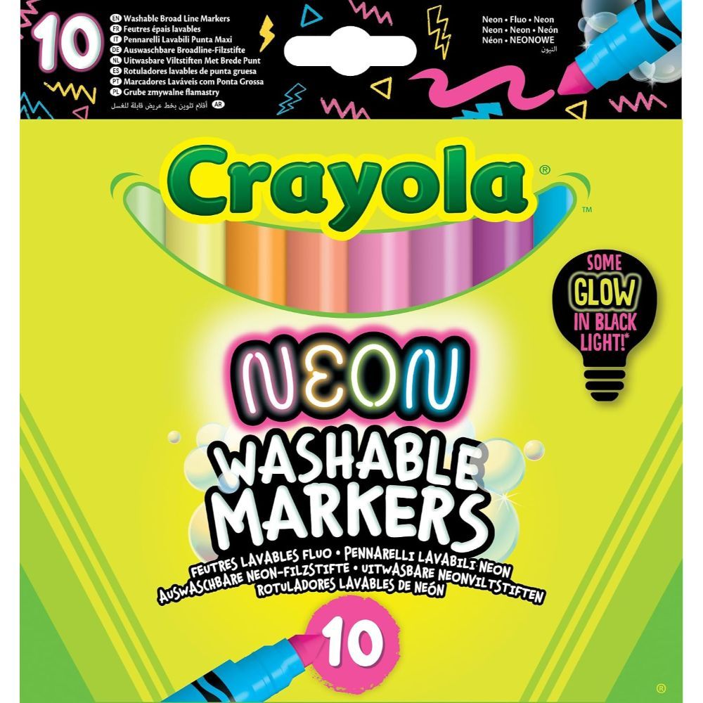 Crayola - Neon Marker Washable Pens Set of 10