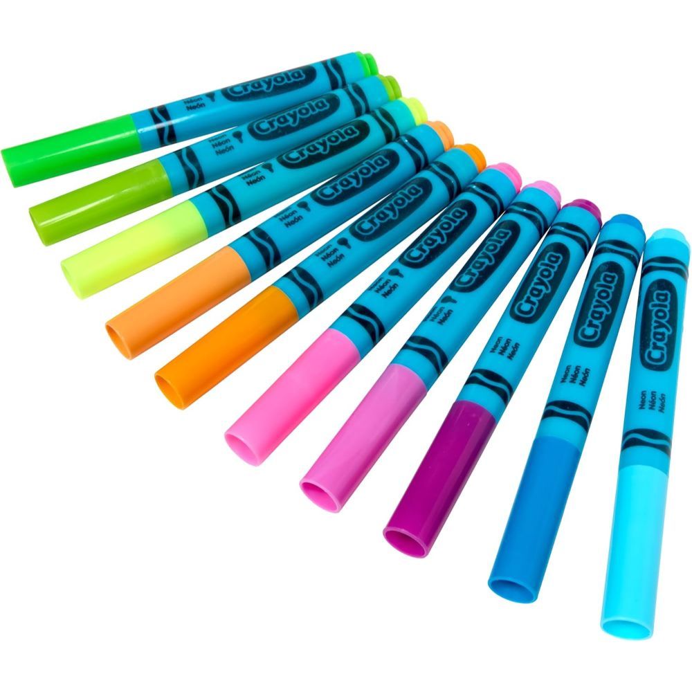 Crayola - Neon Marker Washable Pens Set of 10 - Image 2