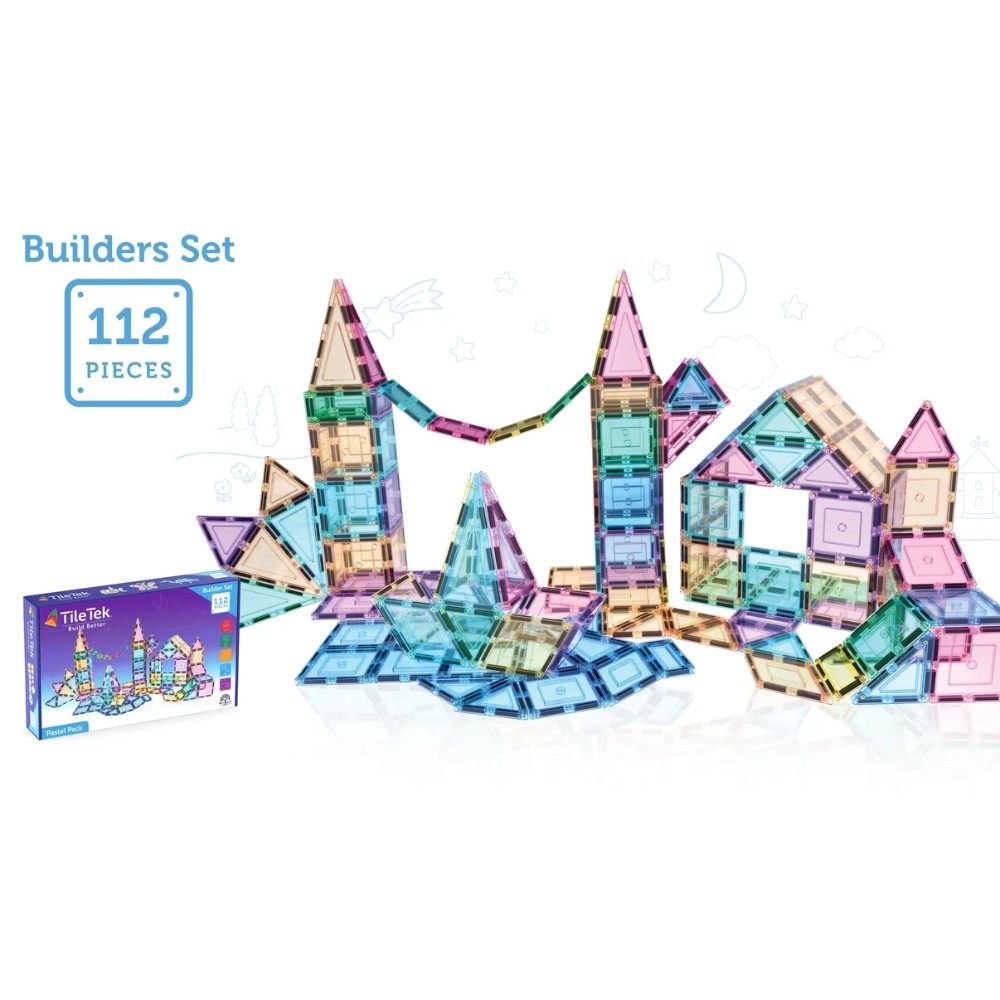 TileTek - 112 Piece Pastel Builder Set - Image 2