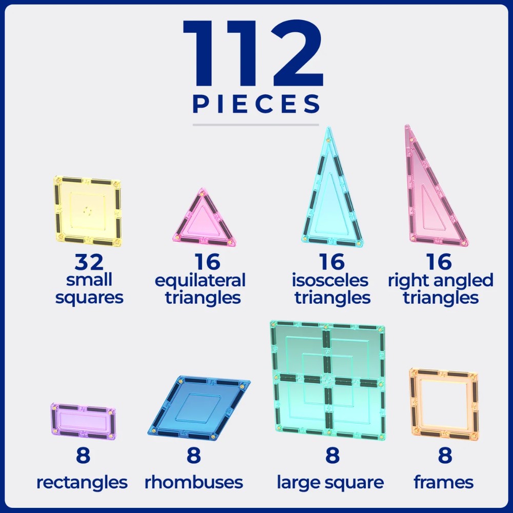 TileTek - 112 Piece Pastel Builder Set - Image 3