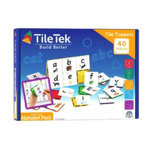 TileTek - 40 Piece Tile Topper - Alphabet Lower Case Pack