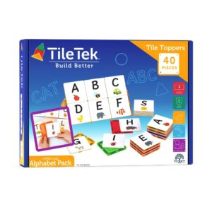 TileTek - 40 Piece Tile Topper - Alphabet Upper Case Pack
