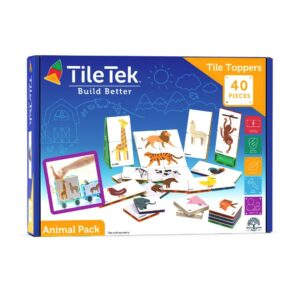 TileTek - 40 Piece Tile Topper - Animal Pack
