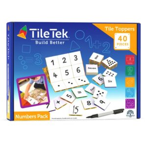 TileTek - 40 Piece Tile Topper - Number Pack